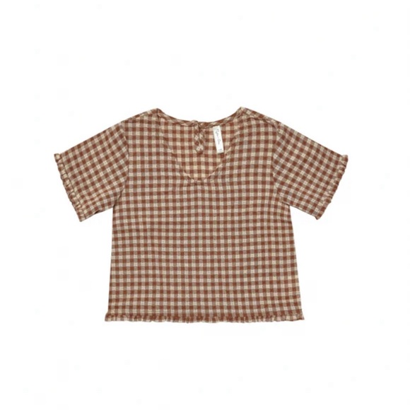 NWT Rylee + Cru Rory Gingham Top - Picture 6 of 6